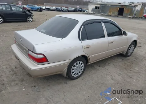 1997 Toyota Corolla Ce из США, поврежденный, VIN 2T1BA02E3VC223578